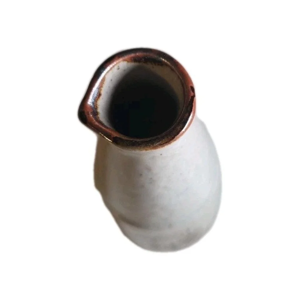 Otagiri Vintage stoneware‎ oil or vinegar cruet with a hand-painted wheat Design